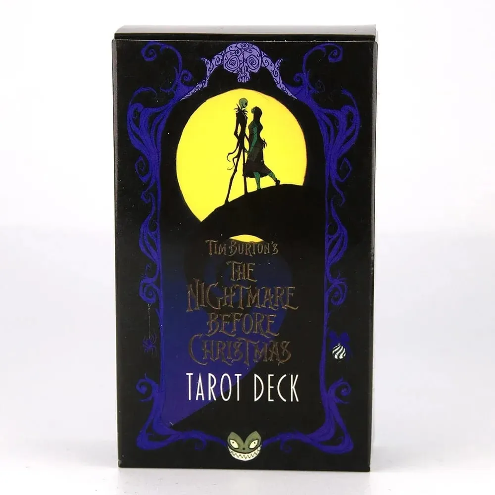 10,3*6cm Fortune Nightmare Before Christmas Stolní hra Taort Sortilege High Magic Tarot Deck Rider Waite — image 5