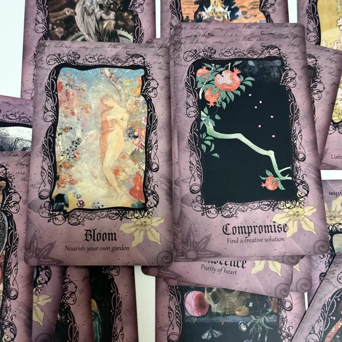 12*7cm Persephone Oracle Cards English 22 Pcs Shadow Work Goddess Deck Fortune Telling Toys — image 2
