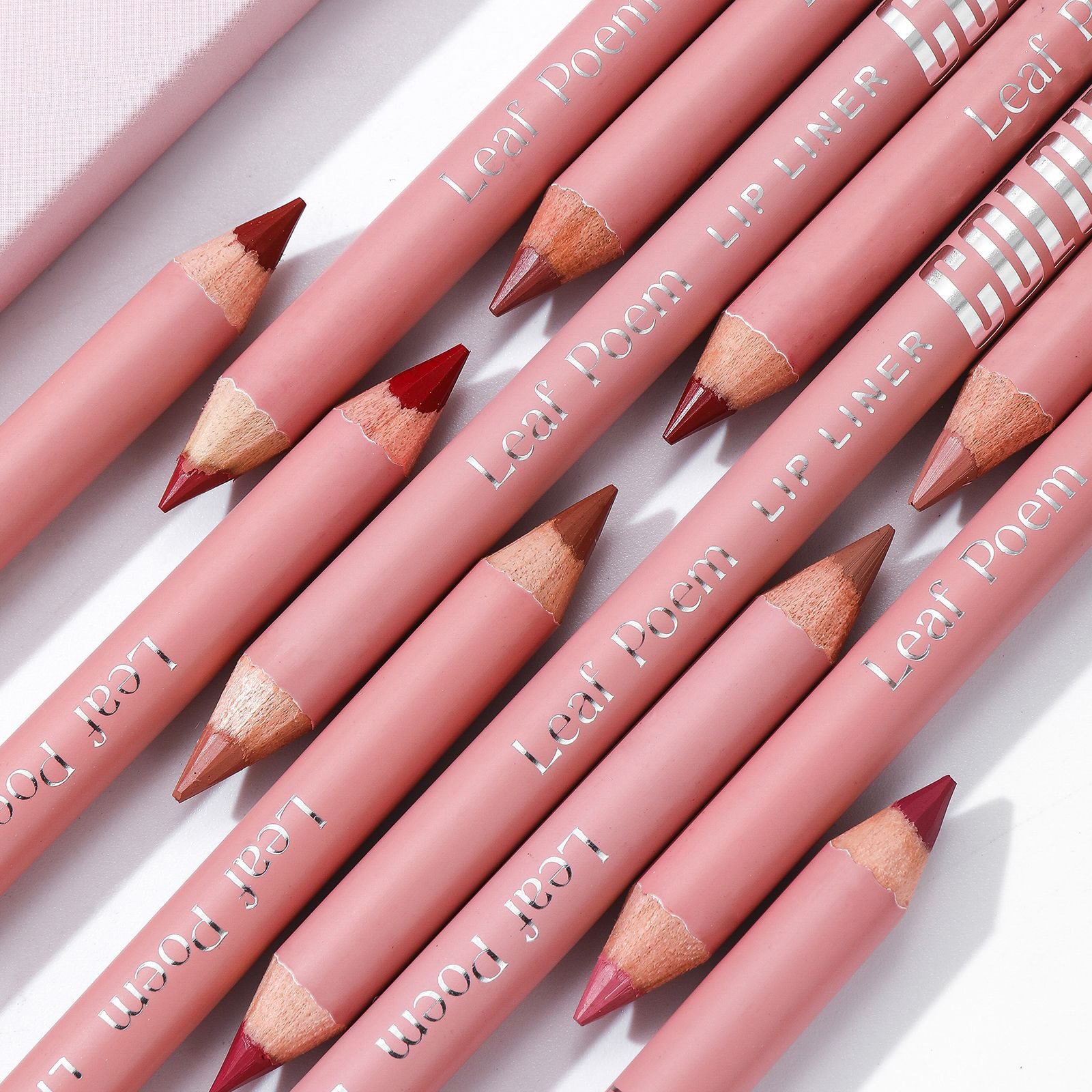 Crayon à lèvres mat en bois imperméable et durable, maquillage naturel pour les lèvres, rose chair, contour des lèvres, maquillage de Contour, 12 couleurs — image 6