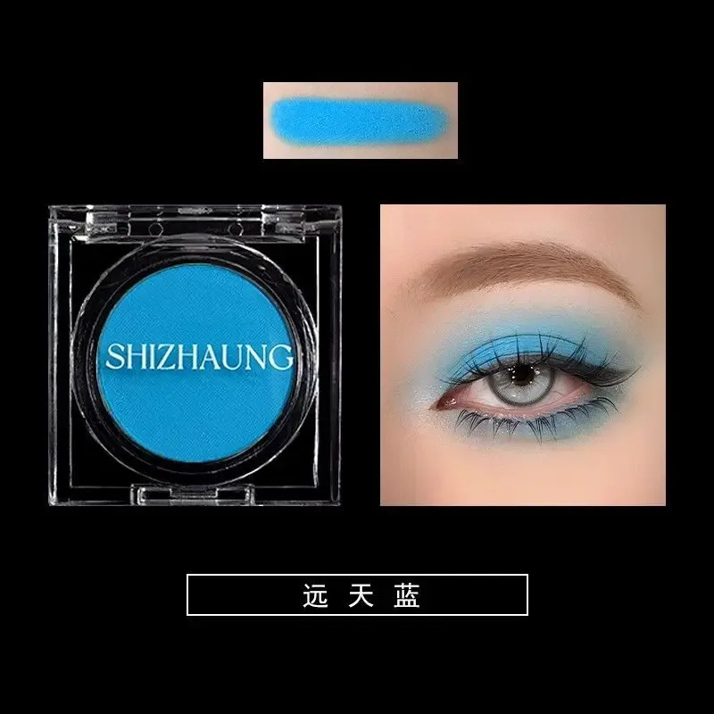 Chamäleon-Lidschatten-Puder, einfarbig, matt, schimmernd, metallischer Glitzer, Gothic, Hochglanz, hohe Farben, feines, blitzdauerndes Augen-Make-up — image 10