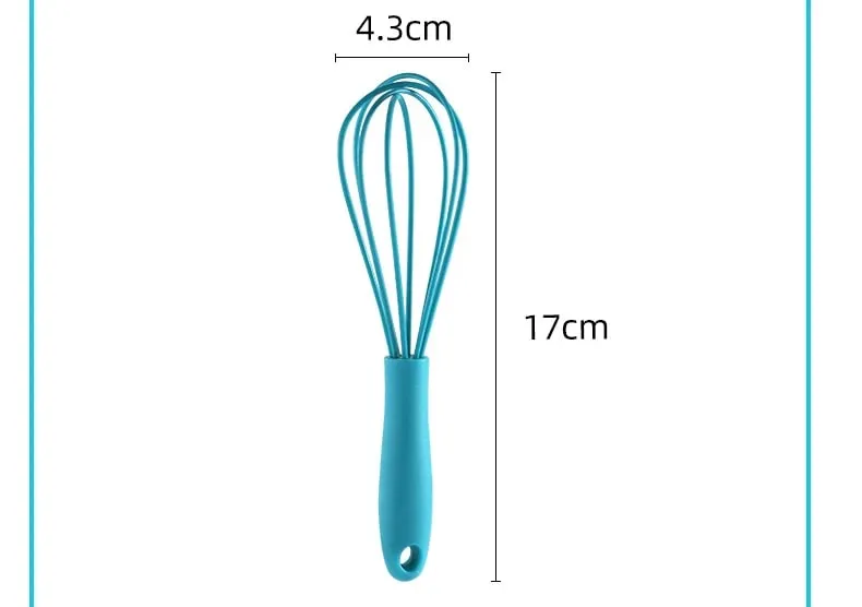 Mini batteur à œufs en Silicone pour enfants de 6 pouces, mélangeur manuel d'œufs à la crème, outil de cuisson de cuisine — image 6