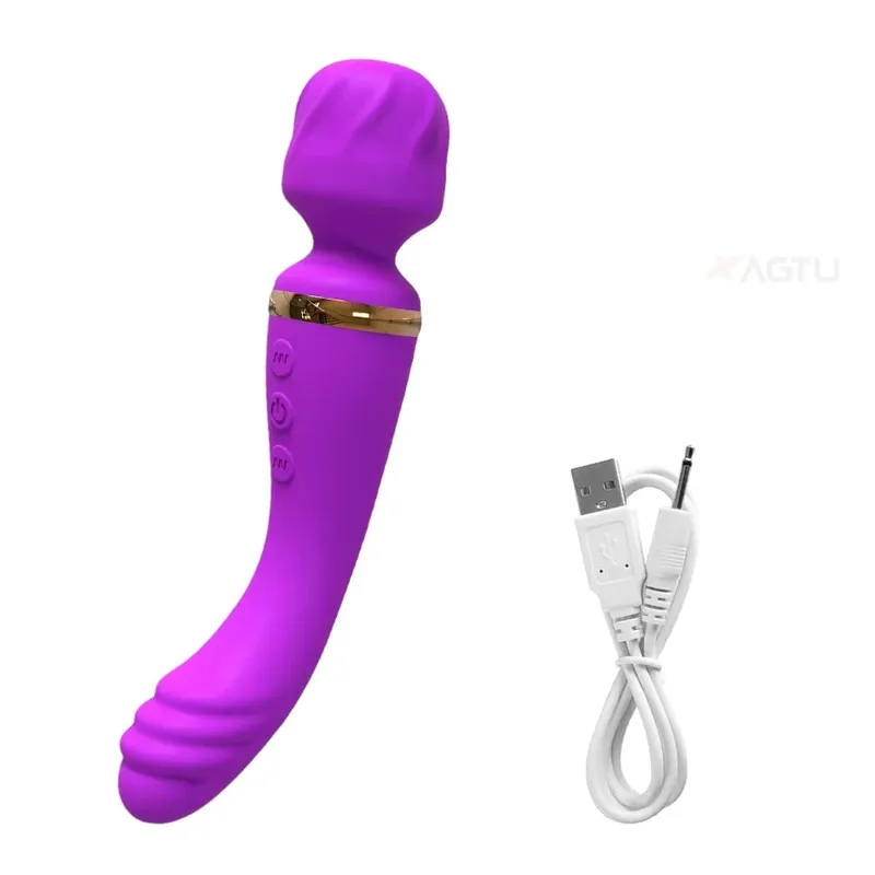 AV ที่มีประสิทธิภาพ Vibrator สำหรับผู้หญิงหัวนม G Spot Clitoris Stimulator Magic-Wand Dildo หญิง Masturbation ผู้ใหญ่ของเล่น FAST การ... — image 8