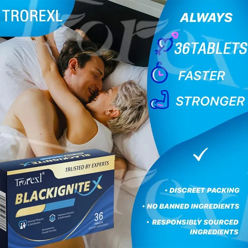 BlackIgnite X Tablets Integratore di ostriche e ginseng Potenziatore di attività estesa per prestazioni sicure