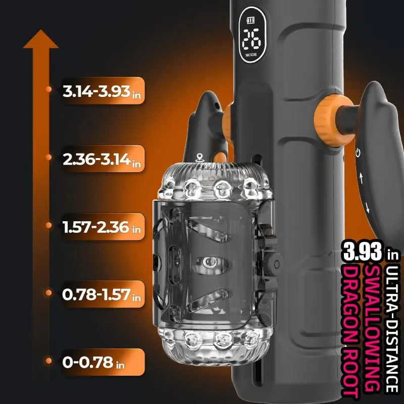 Masturbatore maschile Macchina di spinta Telescopica automatica Doppia maniglia Macchina del sesso Stroker Figa tascabile Giocattoli adulti del sesso per gli uomini 18 — image 2