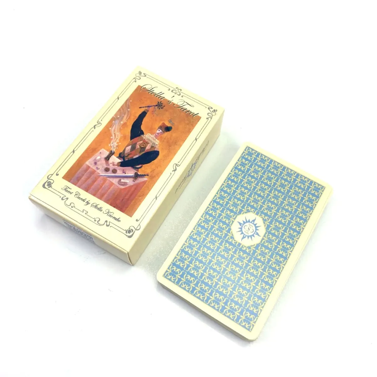 Kad Tarot Bahasa Inggeris untuk Ramalan Kegunaan Peribadi Saiz Poker Occult Stella's Tarot Rider Oracle Deck Jualan Panas Permainan Papan Romantik — image 5