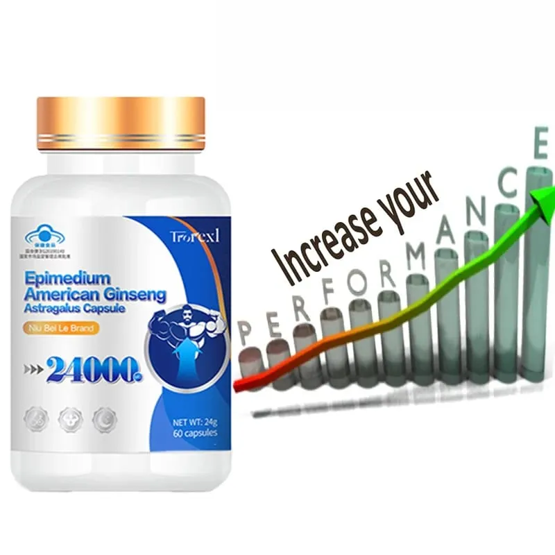 תוסף חוזק נוסף עם תמצית תמצית ג'ינסנג Epimedium ו- Panax לזכר תומך בשיפור רמות האנרגיה הגברית — image 2