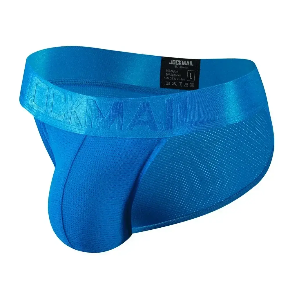 Man's Underwear Briefs Underpants Nylon Mesh Quick Dry Men's Briefs Bikini Slip Men's Tanga Briefs Jockstrap Gay Underwear — image 3
