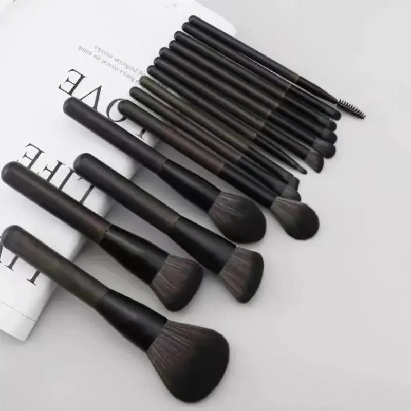 1/9/14 ks Sada štětců na make-up Měkké nadýchané make-up nástroje Kosmetické kontury zvýrazňovače očních stínů Blush Beauty Make Up Brush