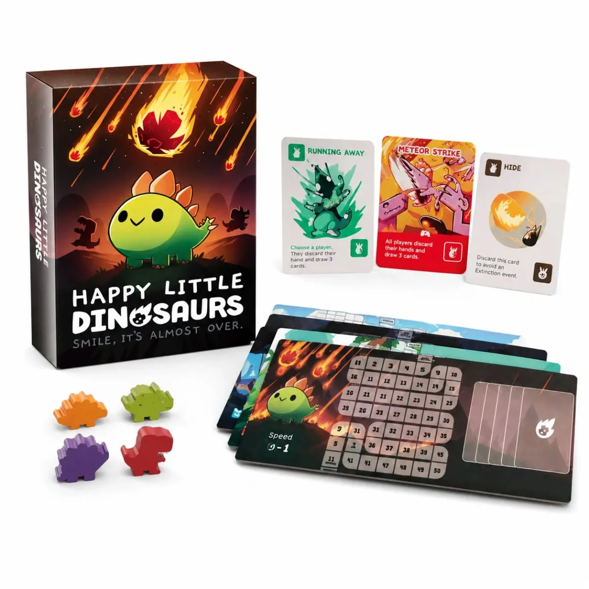 Joyeux petits dinosaures, carte de stratégie de survie mignonne, jeu de société, aventure amusante, fête de famille, cadeau pour enfants et adultes, Version anglaise