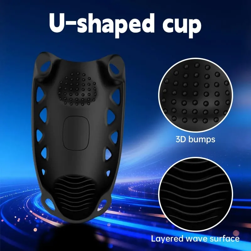 Wearable Penis Training Vibrator Male Penis Masturbator APP Control Vibrating Glans Trainer Testicle Stimulator Sex Toys Men — image 5