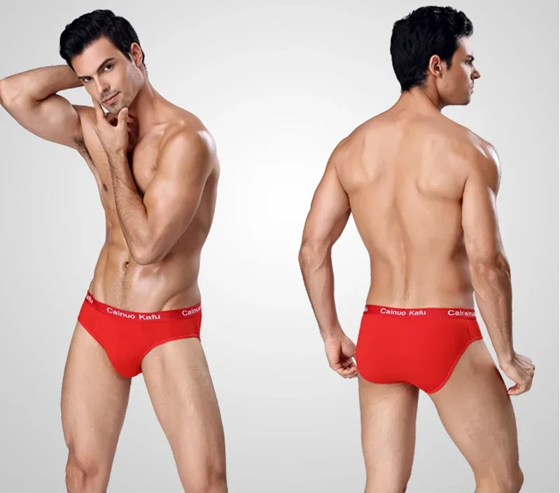 4 pièces/lot été hommes Triangle pantalon grande taille hommes sous-vêtements Sexy garçon confortable solide caleçons anti-champignons hommes culottes — image 18