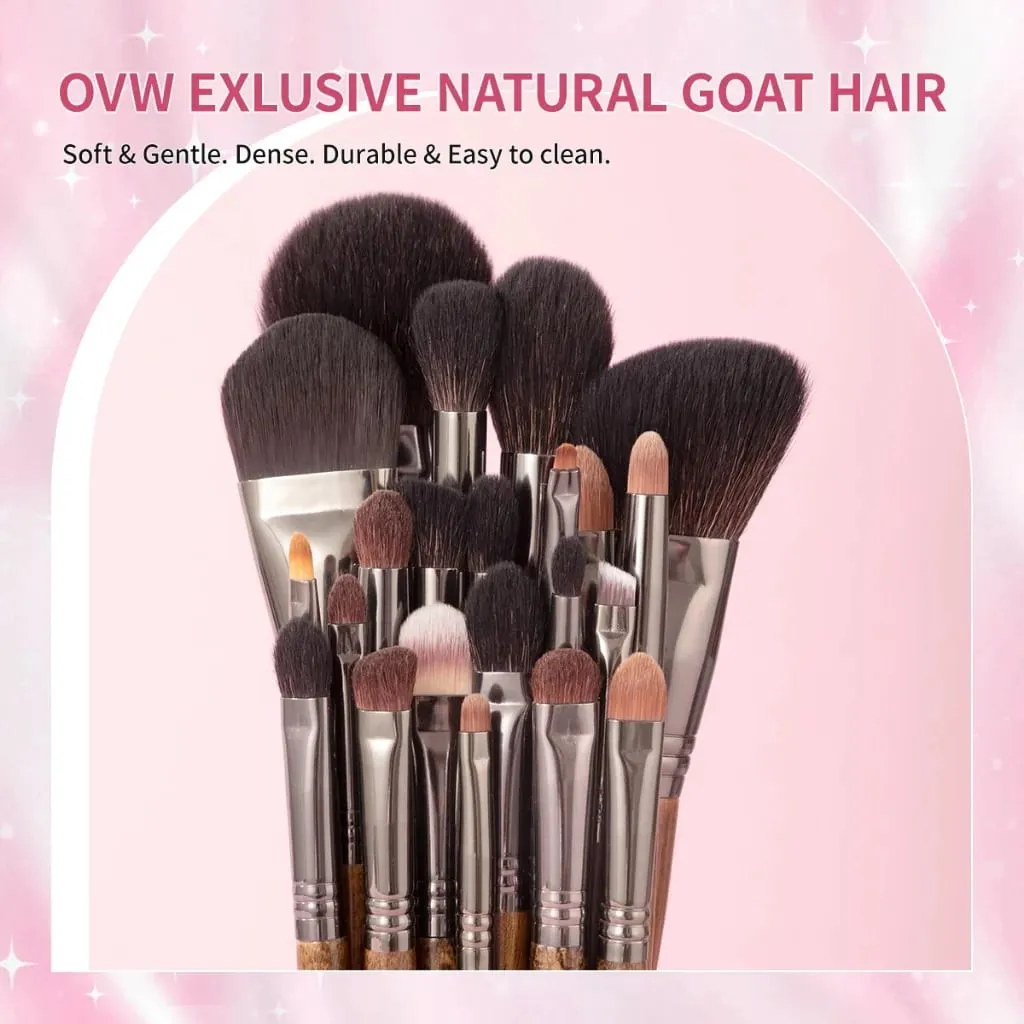 OVW Makeup Brushes Set Professionell makeupborste för Foundation Face Eyeshadow Makeup XQ3-24 — image 2