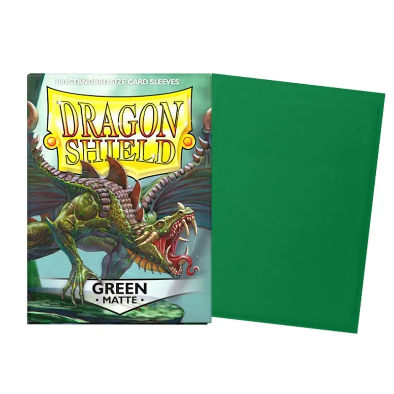 100 PCS/BOX 66x91mm Saiz Standard Demark Dragon Shield Lengan Kad Matte untuk Lengan Kad Permainan Papan MTG/PKM/YGO/TCG