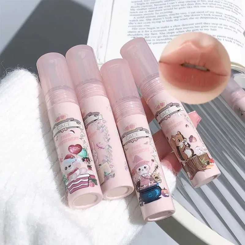 Mattflüssiger Lippenstift-Make-up-Set, sexy roter Farbton für Lippen, langlebiger Lipgloss, wasserdichter Lippenschlamm, Kosmetik-Sets, 6 Farben — image 3