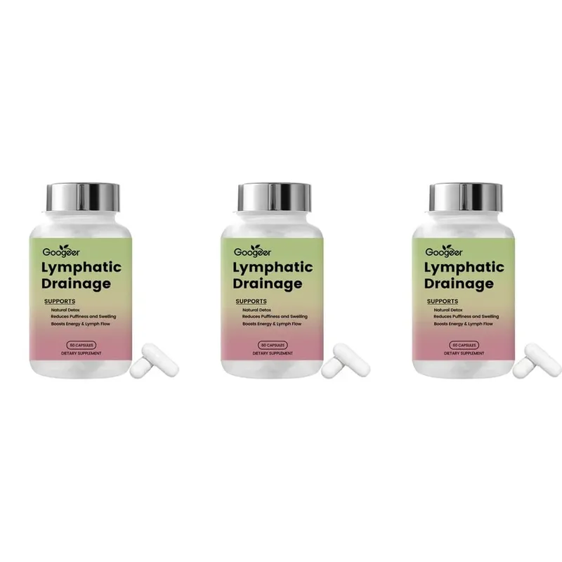 Googeer Lymphatic Support Capsules with Diosmin Hesperidin Horse Chestnut Bromelain Butcher's Broom Daily Wellness 60 Capsules — image 9