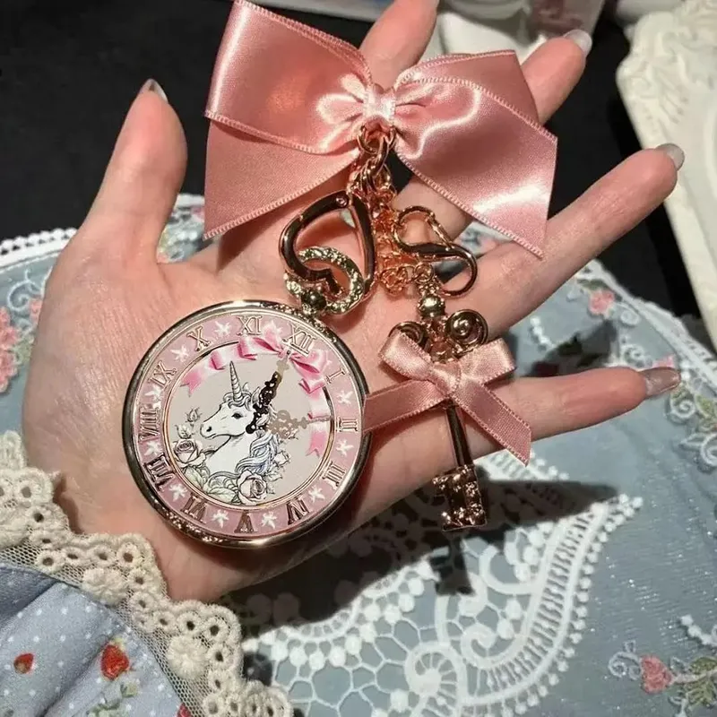 Rekaan Timbul 3D Indah 3 dalam 1 Jantung Keychain Balsem Bibir Berkilauan Halus Palet Pembayang Mata Timbul Serbuk Blush — image 5