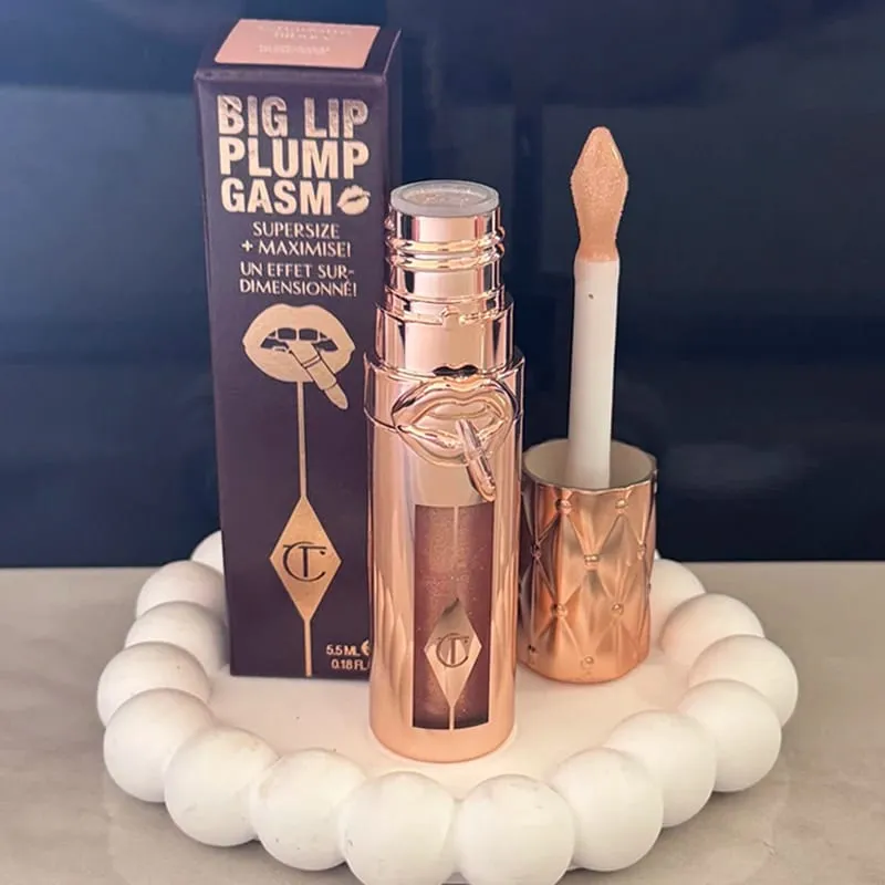 Nový Charlotte Tilbury Moisturized Plump Lip Gloss Balm Balm Tuhé želé zesvětlující rtěnka Lesk na rty Makeup Tilbury Cosmetics — image 11