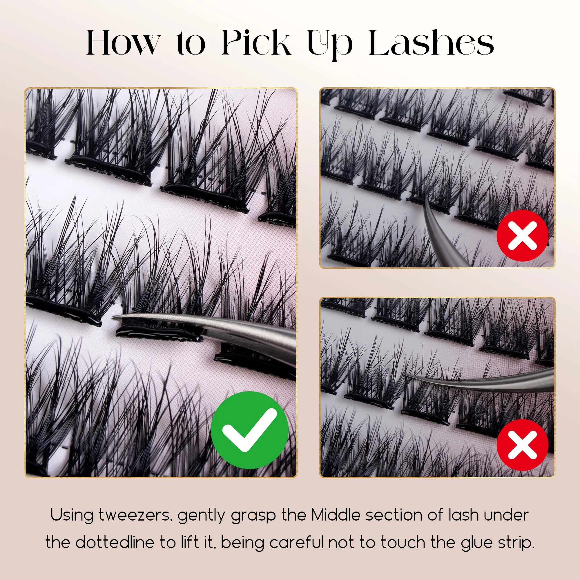 Befer Self-Adhesive Lash Clusters No-Glue Manga Eyelashes 120 Pcs Clusters Lashes Natural Makeup Fluffy False Eyelashes Supplier — image 4