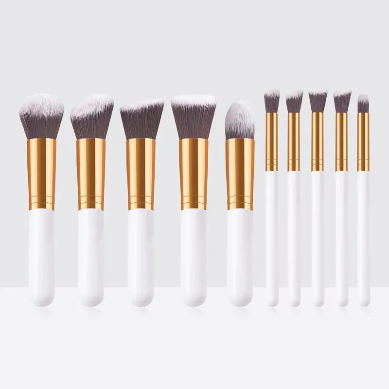 10PCS Make-Up Pinsel Set Professionelle Super weiche detail pinsel Rouge Pinsel Foundation Concealer Lidschatten Pinsel Dame Schönheit Werkzeug — image 24