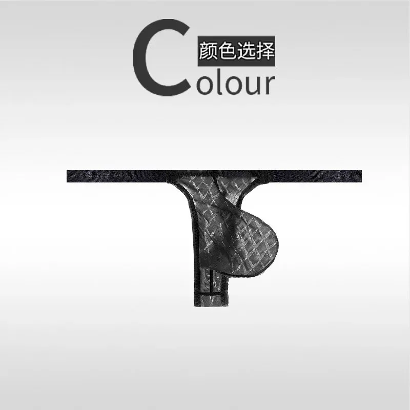 Transparent G-string Men Sexy Mini T-back Thongs See Through Underwear Bulge Pouch Underpants Ice Silk Lingerie Sheer Undies — image 22