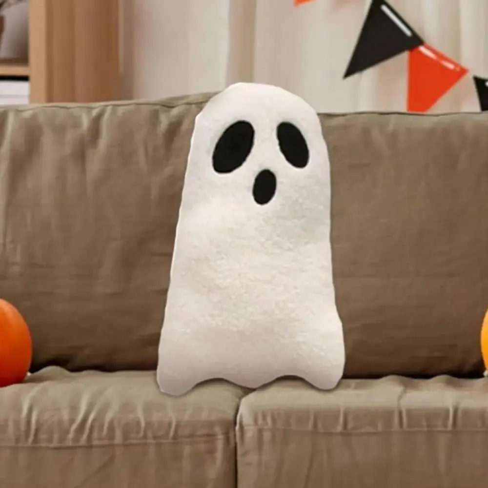 Hantu Stuffed Animal Halloween Ghost Doll Toy Stuffed Plushie Kartun Lembut Stuffed Animals Hantu Lucu Dekorasi Rumah Mainan Mewah — image 10
