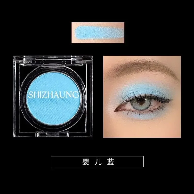 Chamäleon-Lidschatten-Puder, einfarbig, matt, schimmernd, metallischer Glitzer, Gothic, Hochglanz, hohe Farben, feines, blitzdauerndes Augen-Make-up — image 20