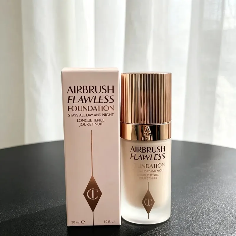 Charlotte Tilbury Setting Powder Compact Lip Gloss Foundation דו-גווני פלטת צלליות סומק קל משקל עדין עמיד לאורך זמן — image 24