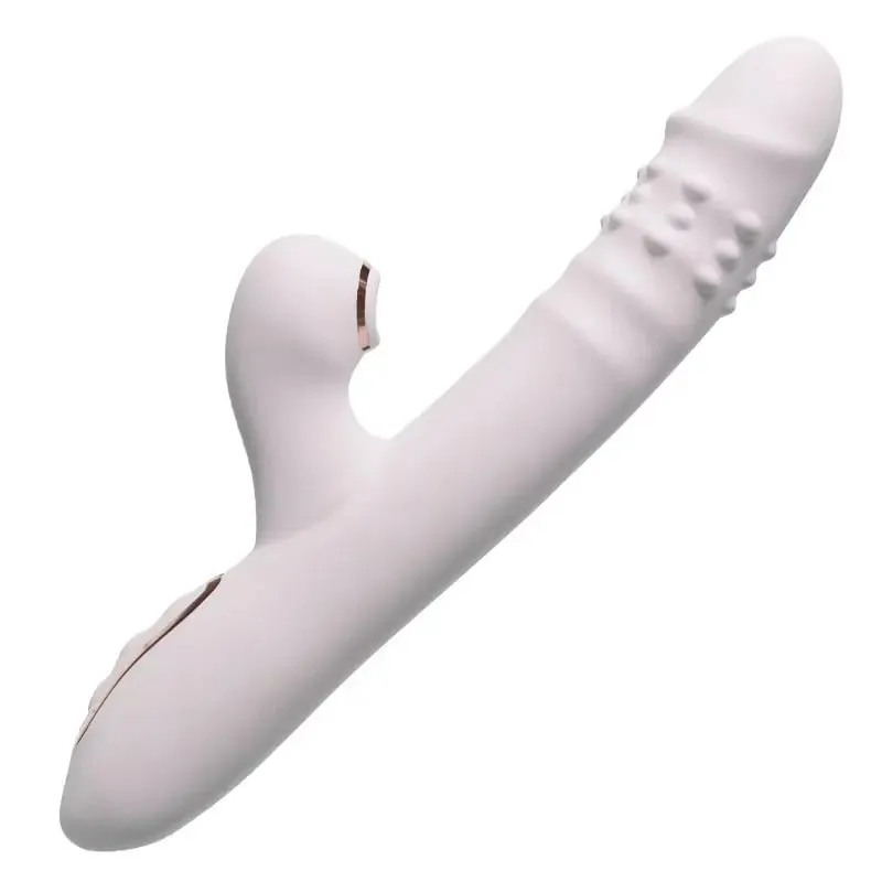 Dildo Sex Toys Vibrator Thrustingwith multiple vibration/sucking modes Multifunctional waterproof Thrusting with Licking — image 1