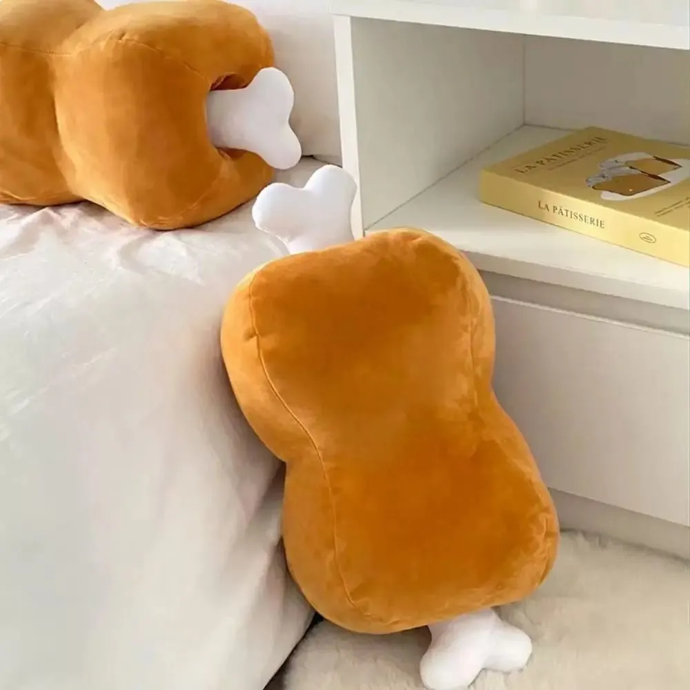 42 cm Simulation Fleisch Knochen Kissen Cartoon Design Weiche Plüsch Spielzeug Kissen Hypoallergen Waschbar Lebensechte Fleisch Knochen Kissen — image 7