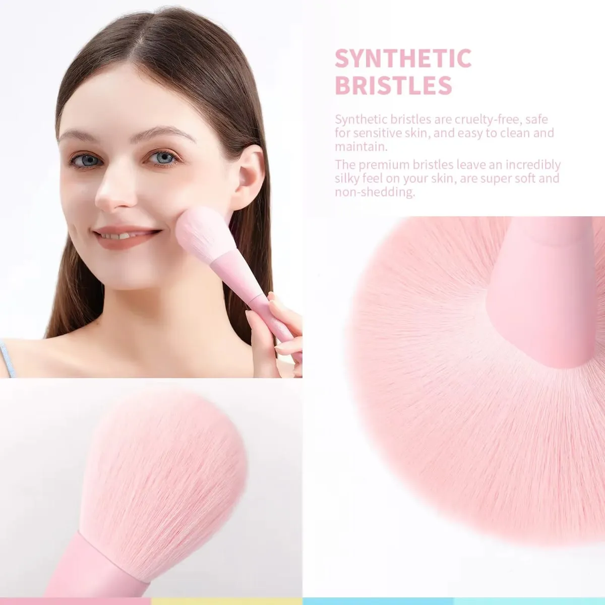 17 Color Multi-Color Makeup Brushes Macaron Color Brushes Eyeshadow Foundation Makeup Brush Set Colorful Makeup Tools Full Set — image 5