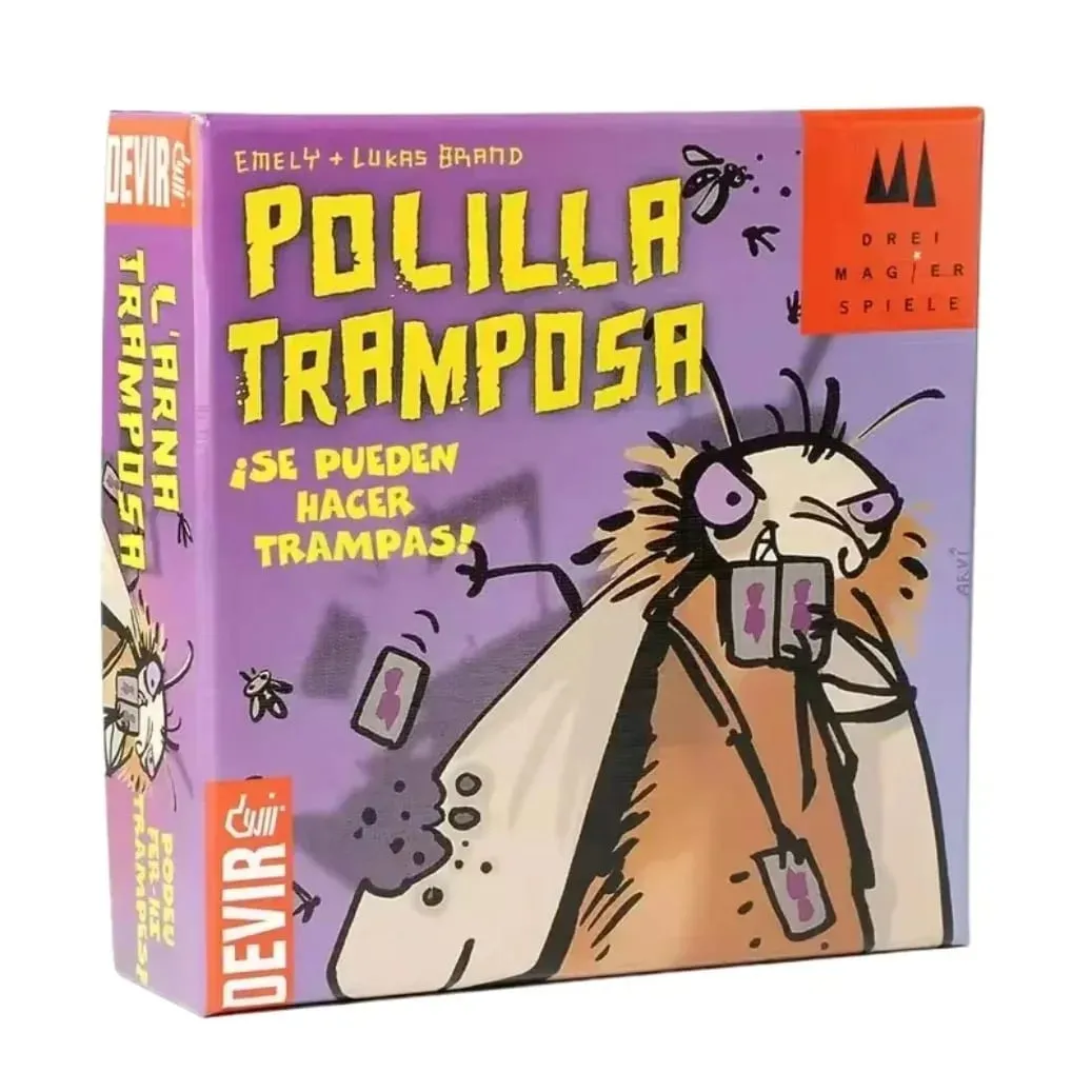 Jeu de cartes espagnol Mogel Motte Polilla Tramposa, jeu Devir-jeu de papillon de nuit, jouets interactifs pour fête en famille, 2026