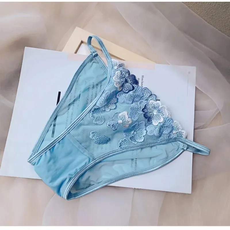 Set reggiseno di pizzo trasparente super sexy scava fuori senza ferretto triangolo francese bralette e mutandine donna hot lingerie 2026 moda — image 11