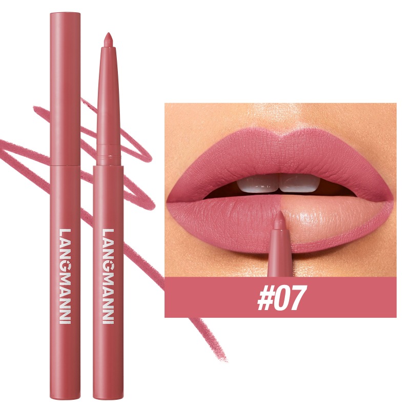12-color Matte Lip Liner Waterproof Plumping Stain Lipstick Natural Nude Pink Lip Liner Professional Outline Lips Contour Makeup — image 14