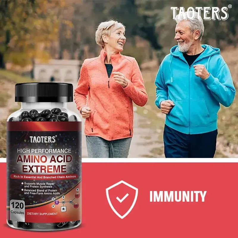 Capsule avanzate di aminoacidi per bodybuilding - Aiutano ad aumentare la forza, la resistenza, la sintesi proteica, a costruire la massa muscolare, l'energia per gli addominali — image 6