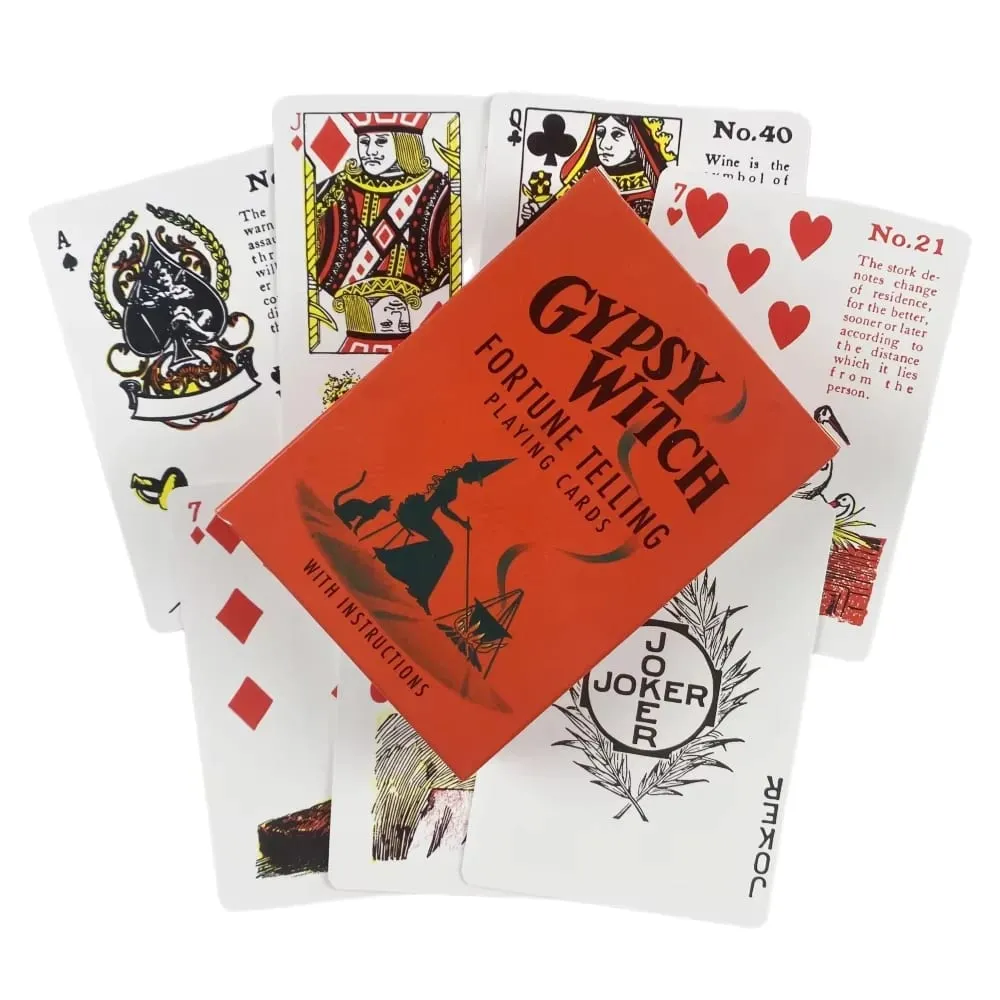 Juego de cartas de adivinación de bruja gitana, baraja de cartas de Tarot, juego familiar de oráculo, juego de mesa clásico divertido del destino, Altar — image 5