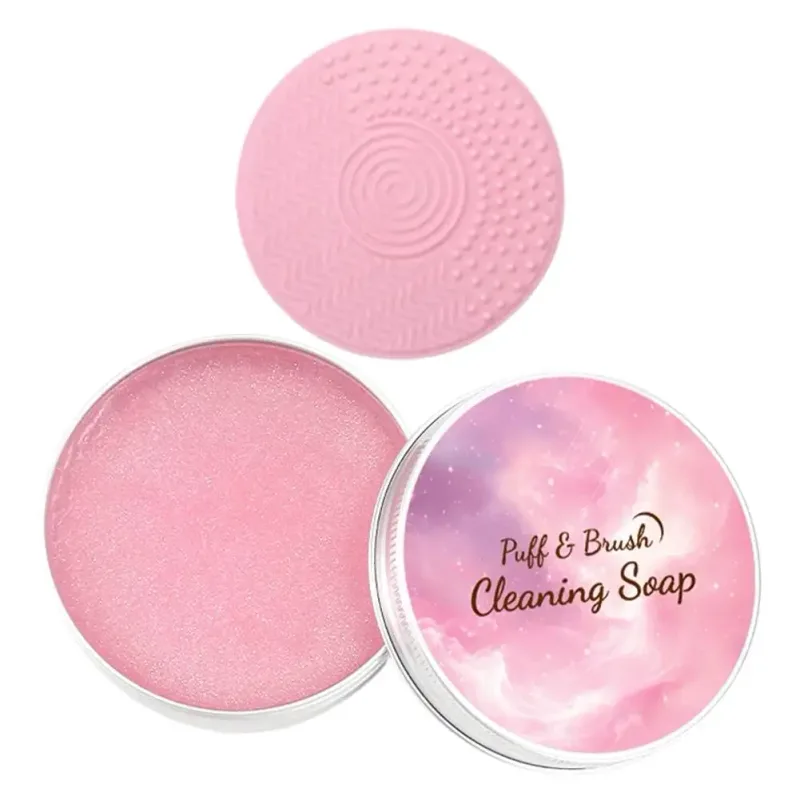 Make-upborstelreiniger met siliconenmat Reinigt diep waterdichte make-up voor synthetische en natuurlijke make-upborstels en sponzen — image 9