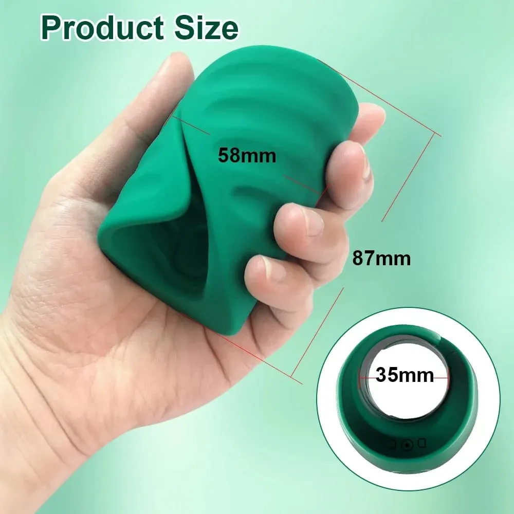 APP Wayarles Penis Glans Lelaki Melancap Kelewatan Jurulatih Glans Stimulater Massager Lelaki Vibrator Seks Mainan untuk Lelaki Bekalan Dewasa — image 5