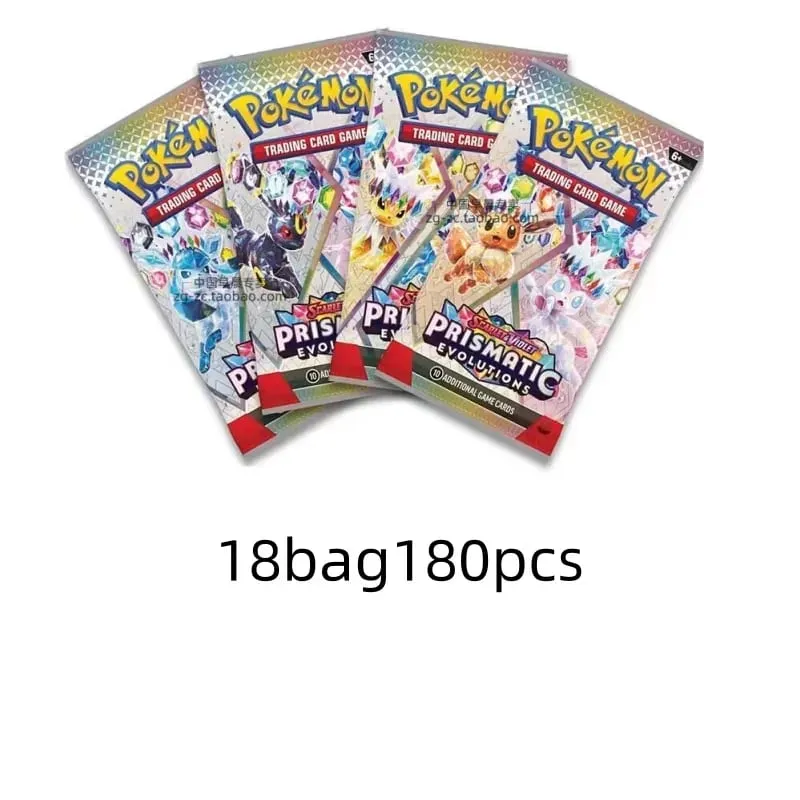 360 Cái/bộ Pokemon Thẻ Tiến Hóa MEGA Hỗn Loạn Tăng Hình Lăng Trụ Diễn Biến Đen Bu Lông Tiếng Anh Tăng Áp Trận Giao Dịch Thẻ