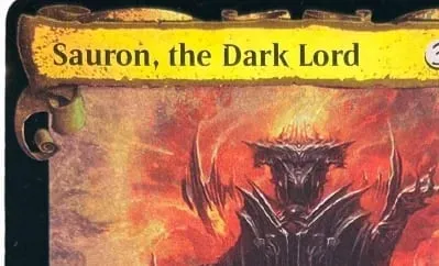 LK59 Kerajang Perak Delighted Halfling Mithril Coat The One Ring Palantír Kad Proksi TCG Berkualiti Tinggi Orthanc (Teras Hitam) — image 8