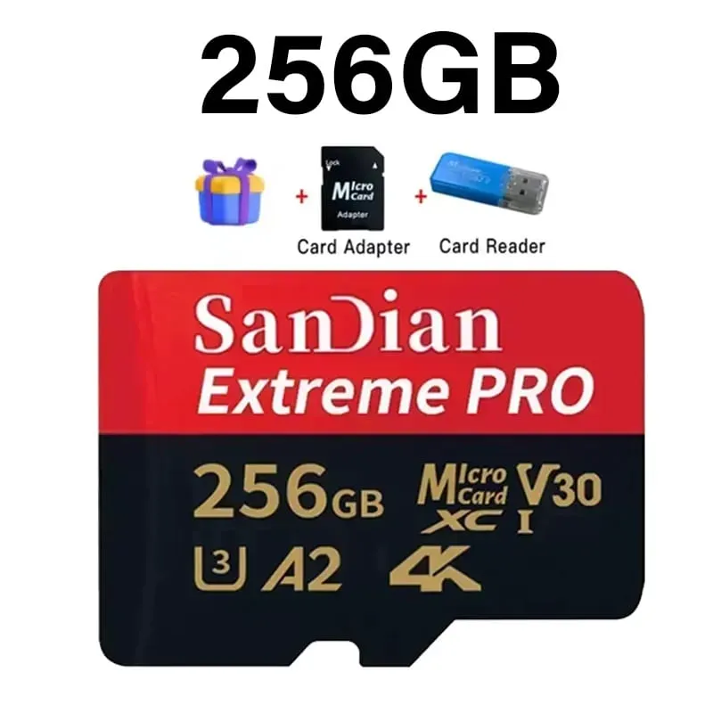 Vysokorychlostní 128GB Micro TF karta Class10 256GB Flash karta 512GB paměťová karta pro smartphone tablet — image 10