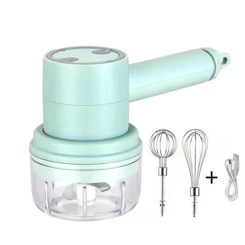 Tragbarer Mixer Mixer Küchengeräte Handmixer Elektrische Küchenmaschinen Set Milchaufschäumer Schneebesen Kuchen Backen Knetmixer — image 12