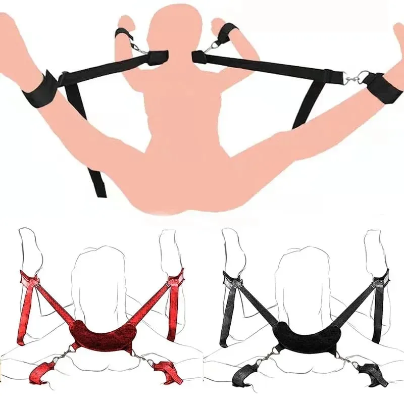 Sexy Toys For Couples BDSM Restraints Harness Open Legs Spreader No Vibrators Sex Flirting Tied Legs Adult Accessories plug 18+ — image 1