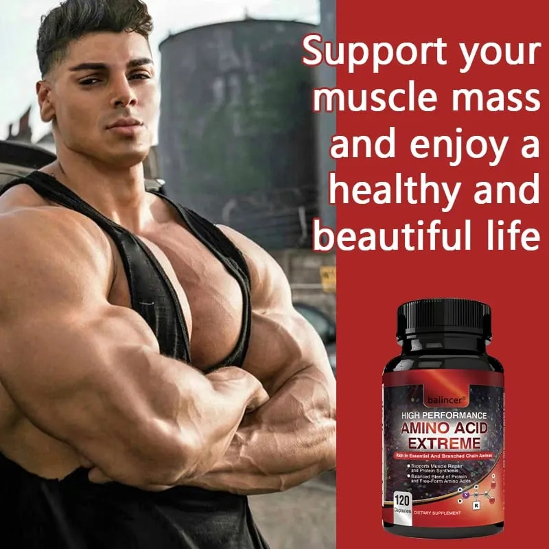 High Performance Amino Acids - Rich in Amino Acids and BCAAs - Muscle Replenishment Repair and Growth Workout Supplement — image 3