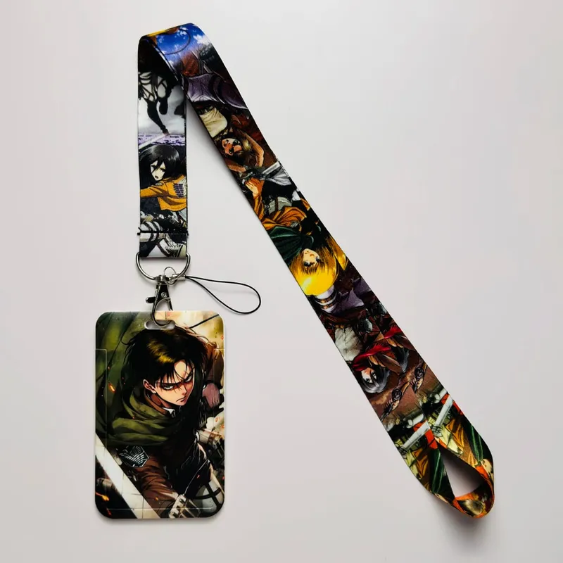 Postacie z anime Etui na karty Smycze Klucze Pasek na szyję Odznaka na kartę Brelok ID Karta kredytowa Okładka na kartę Powiesić linę Smycz lasso — image 4