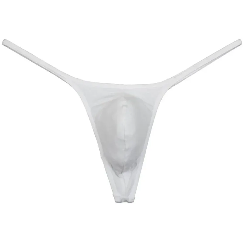 Männer Modal String Tanga Unterwäsche Männlich Minimale Abdeckung Hipster T-back Jock Strap — image 8