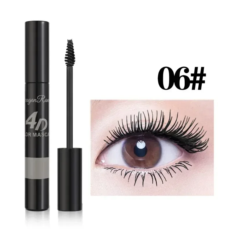 Gekleurde Mascara Make-up 4D Zijdeachtige Natuurlijke Lange Wimpers Mascara Waterproof Langdurige Uitbreiding Dikke Blijvende Curling Mascara — image 21