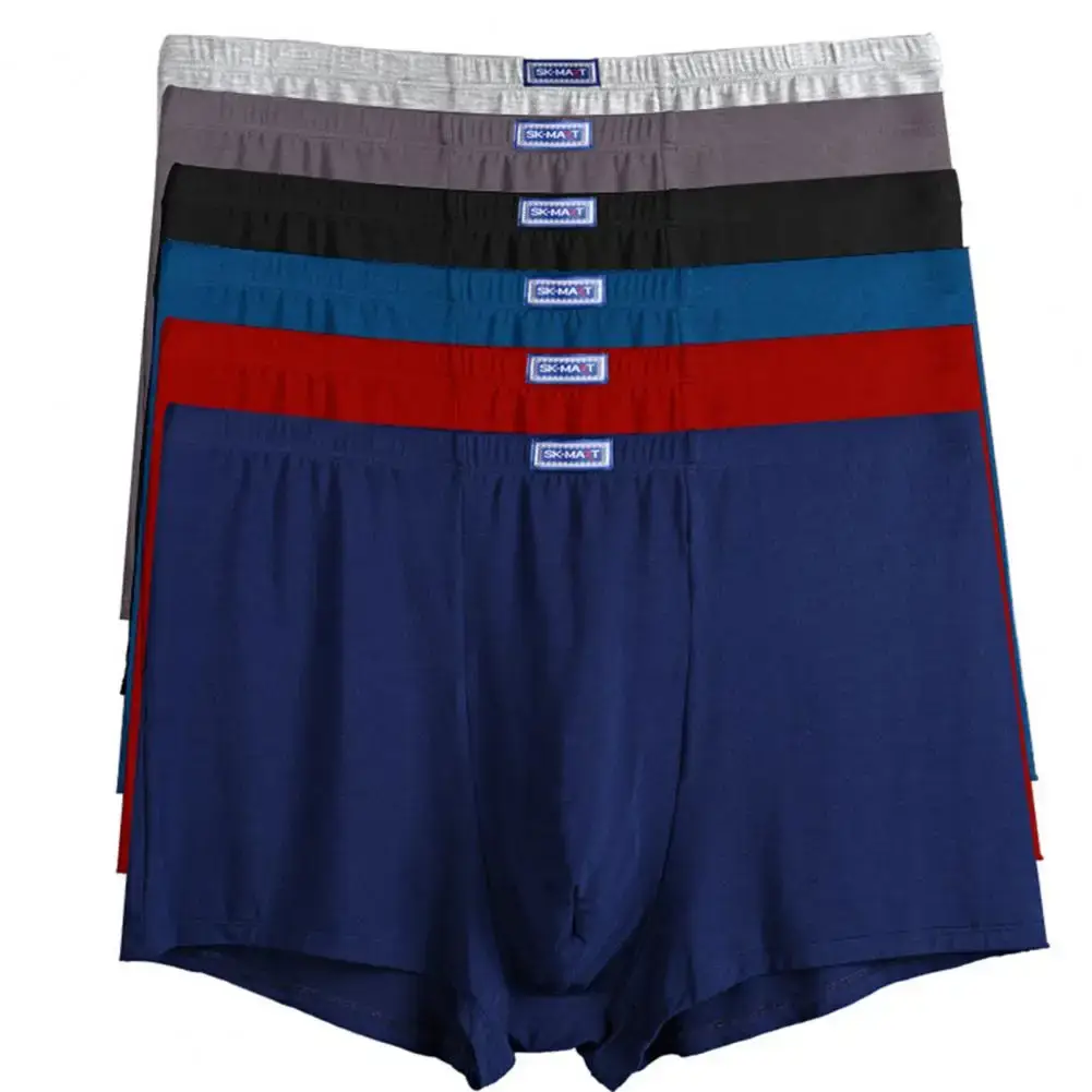 Tasche da uomo Slip antifurto Boxer Mutandine elastiche senza cuciture Tinta unita U-Bump Pantaloncini maschili Mutande Abbigliamento quotidiano — image 10