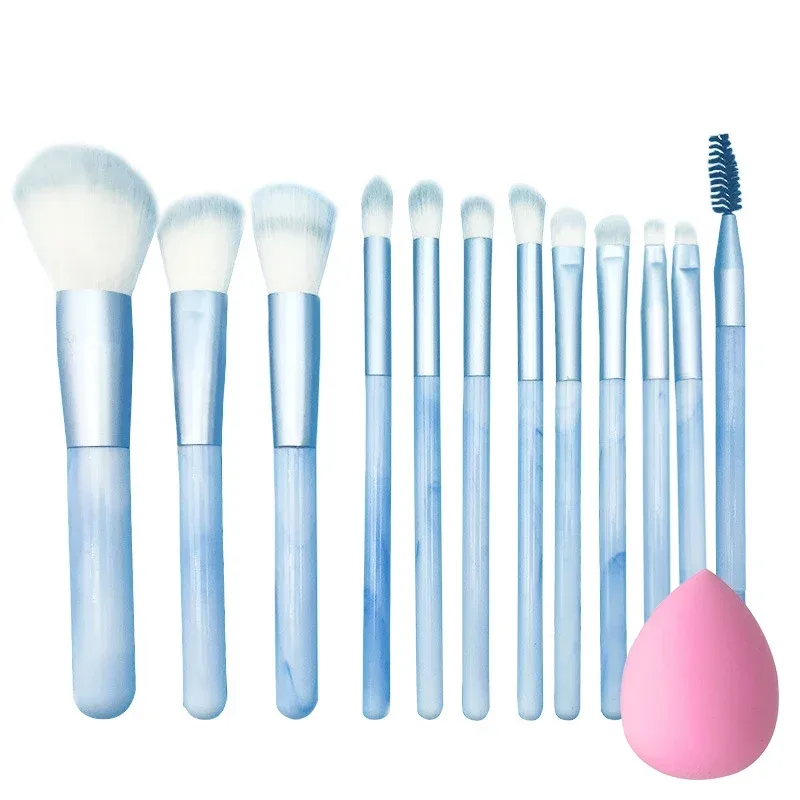 Ensemble de pinceaux de maquillage professionnels, 12 pièces, Premium, fond de teint synthétique, correcteur, poudre, fard à paupières, Blush, outils de beauté hygiéniques