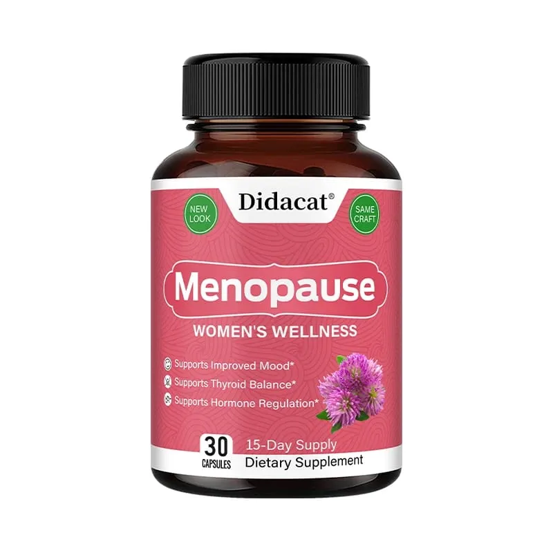 Kapsul Melegakan Menopaus - Meningkatkan Metabolisme Menyokong Pengurusan Berat Badan Kilat Panas Peluh Malam Suplemen Mood untuk Wanita — image 8