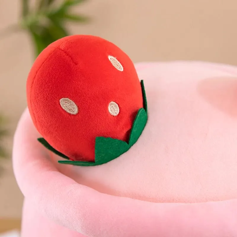 Cute Stuffed Boba Plush Bubble Tea Food Milk Cup Plushie Pillow Soft Kawaii Hugging Plush Toys Gifts for Kids — image 6
